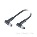 M5 Connector Male To Female Double Ended Molded